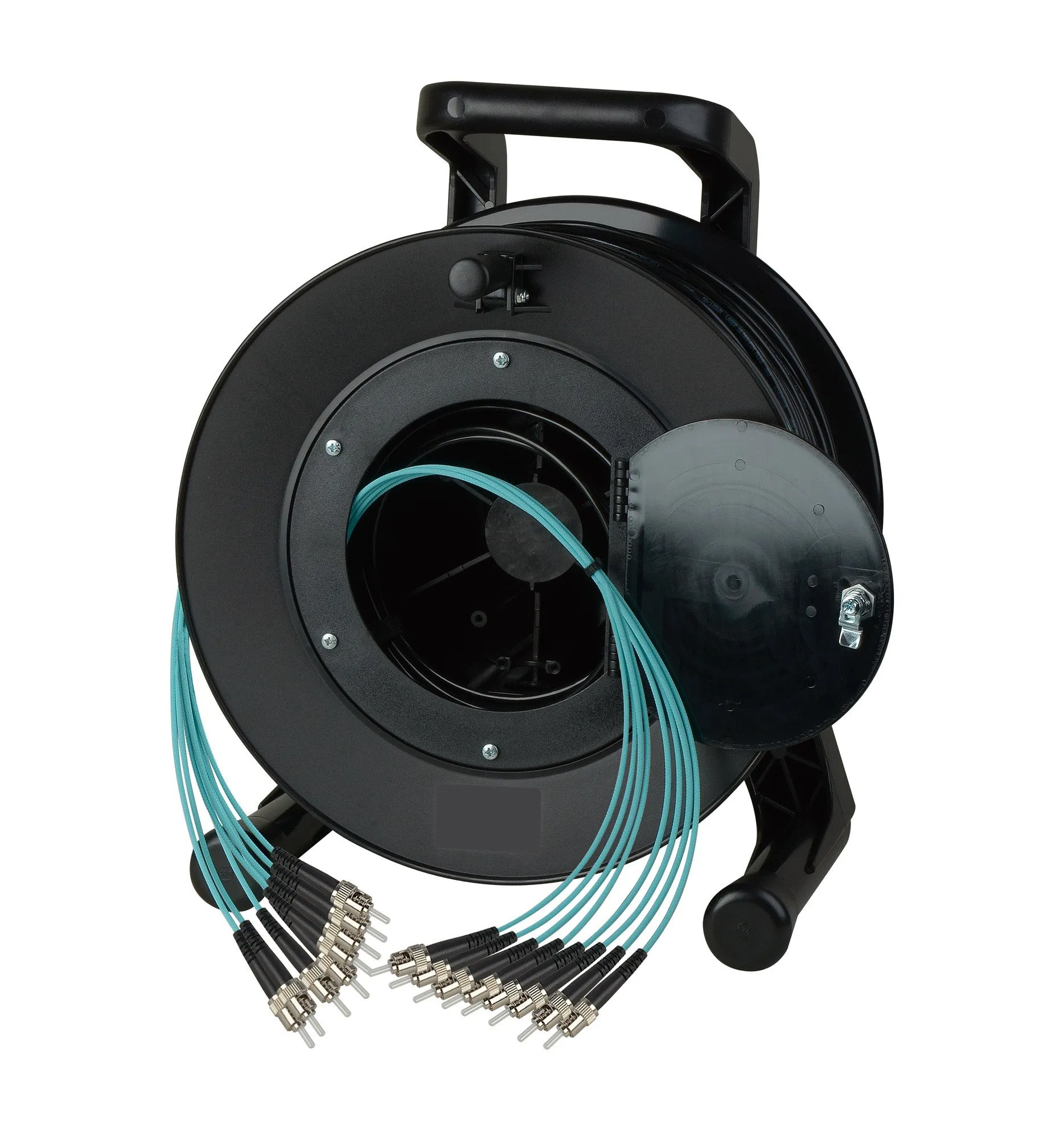 Camplex 8-Channel LC Multi Mode OM3 Fiber Optic Tactical Reel - 1500 Foot