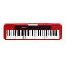 Casio Digital Keyboard 61 Key 48 Polyphony 2W Red