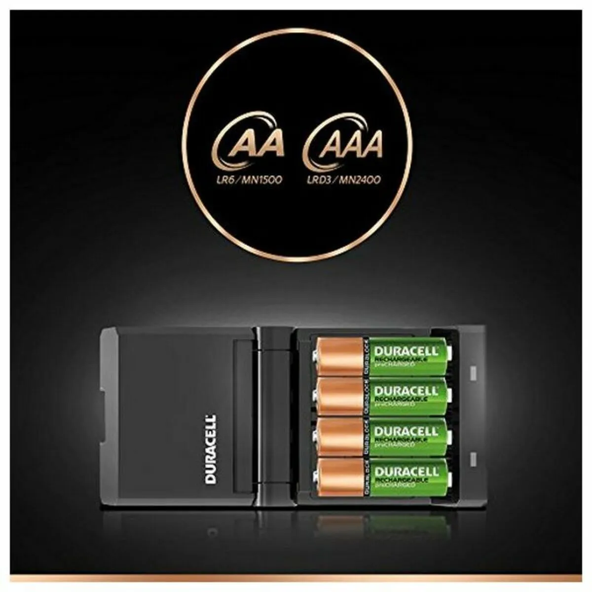 Charger   Rechargeable Batteries DURACELL CEF27 2 x AA   2 x AAA 1700 mAh 750 mAh (1 Unit)