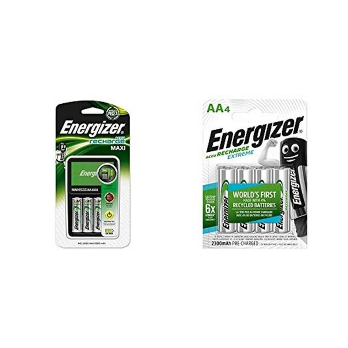 Charger   Rechargeable Batteries Energizer Maxi Charger AA AAA HR6
