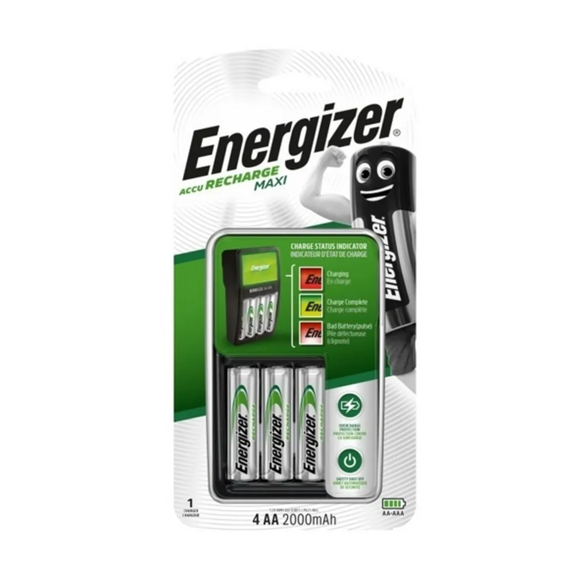 Charger   Rechargeable Batteries Energizer Maxi Charger AA AAA HR6