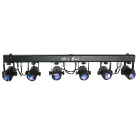 Chauvet DJ 6SPOT RGBW LED Effect Light Of Beams Using 4 Heads