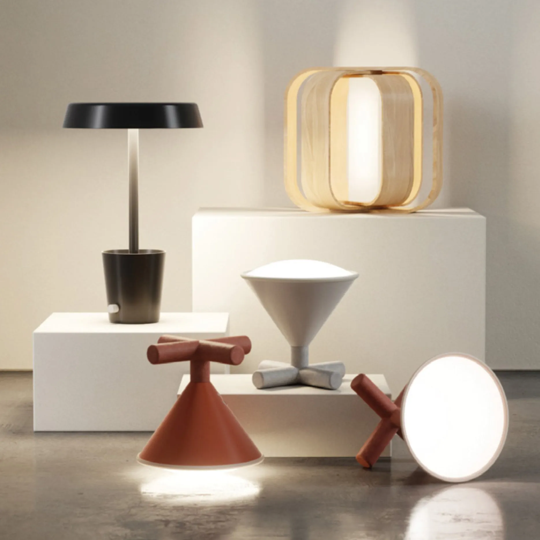 Cono Portable Table Lamp
