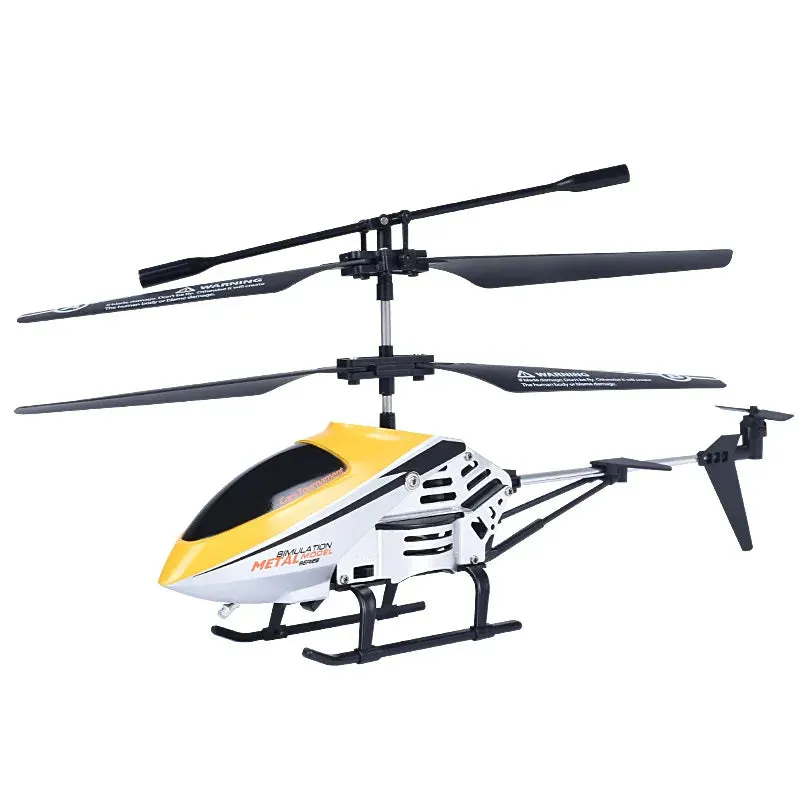 Cross Border Alloy RC Helicopter with English Handle - LED Lights