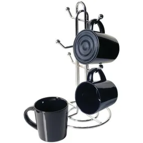 CTA Digital SP-BMSB Bluetooth Speaker Mug with Mug Stand & 2 Real Mugs