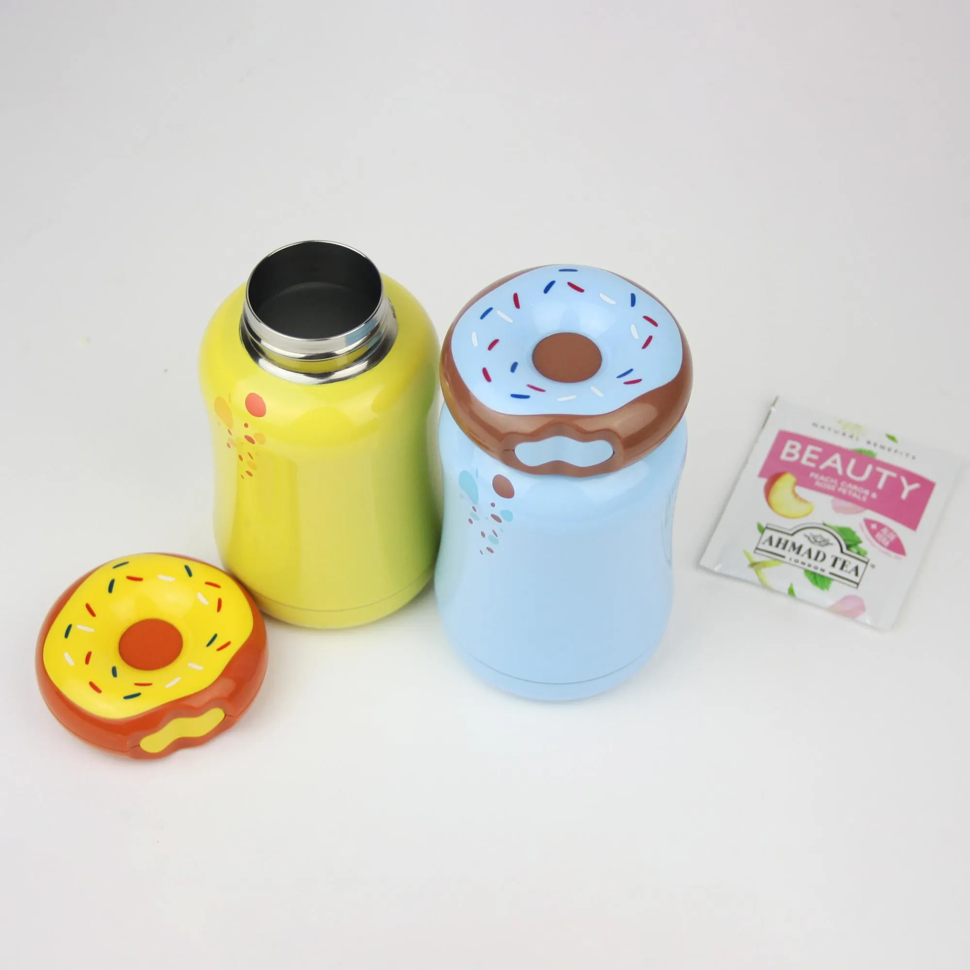 Cute Donut Bottle - 230 ml Yellow