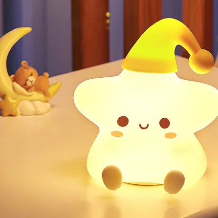 Cute Stars LED Night Light Baby Sleeping Lamp