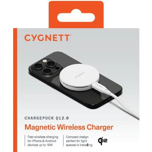 Cygnett Qi2.0 Chargepuck (White)