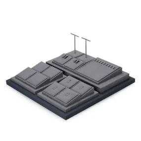 Dark Gray Multifunctional Jewelry Display Set TT051