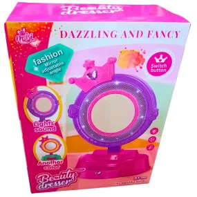 Dazzling and Fancy Beauty Dresser | Interactive Fashion Mirror with Lights and Sound for Kids - Ages 3 