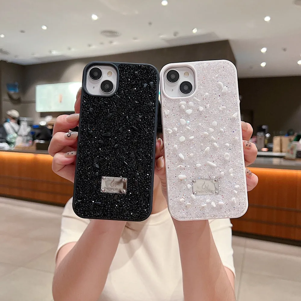 Diamond Studded Pattern Glittery Phone Case - OnePlus Nord CE 4