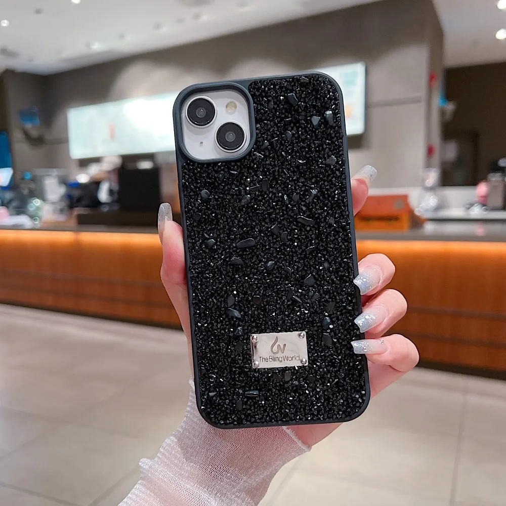 Diamond Studded Pattern Glittery Phone Case - OnePlus Nord CE 4