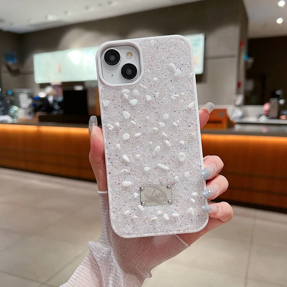 Diamond Studded Pattern Glittery Phone Case - OnePlus Nord CE 4