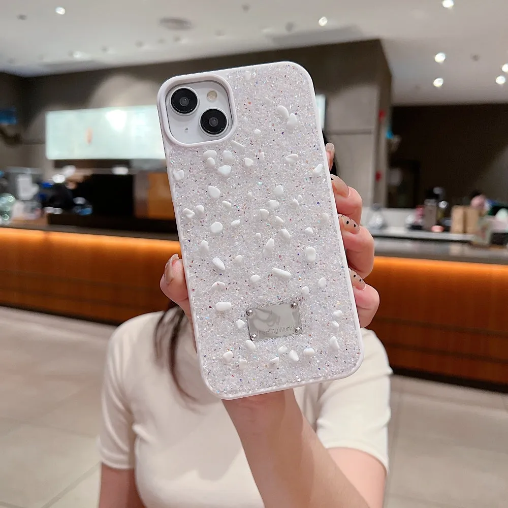 Diamond Studded Pattern Glittery Phone Case - OnePlus Nord CE 4
