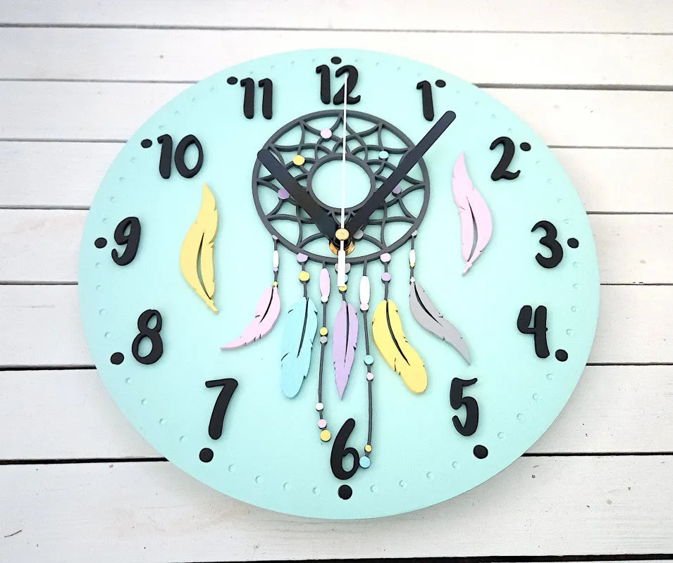 Dreamcatcher Wall Clock DIY Kits