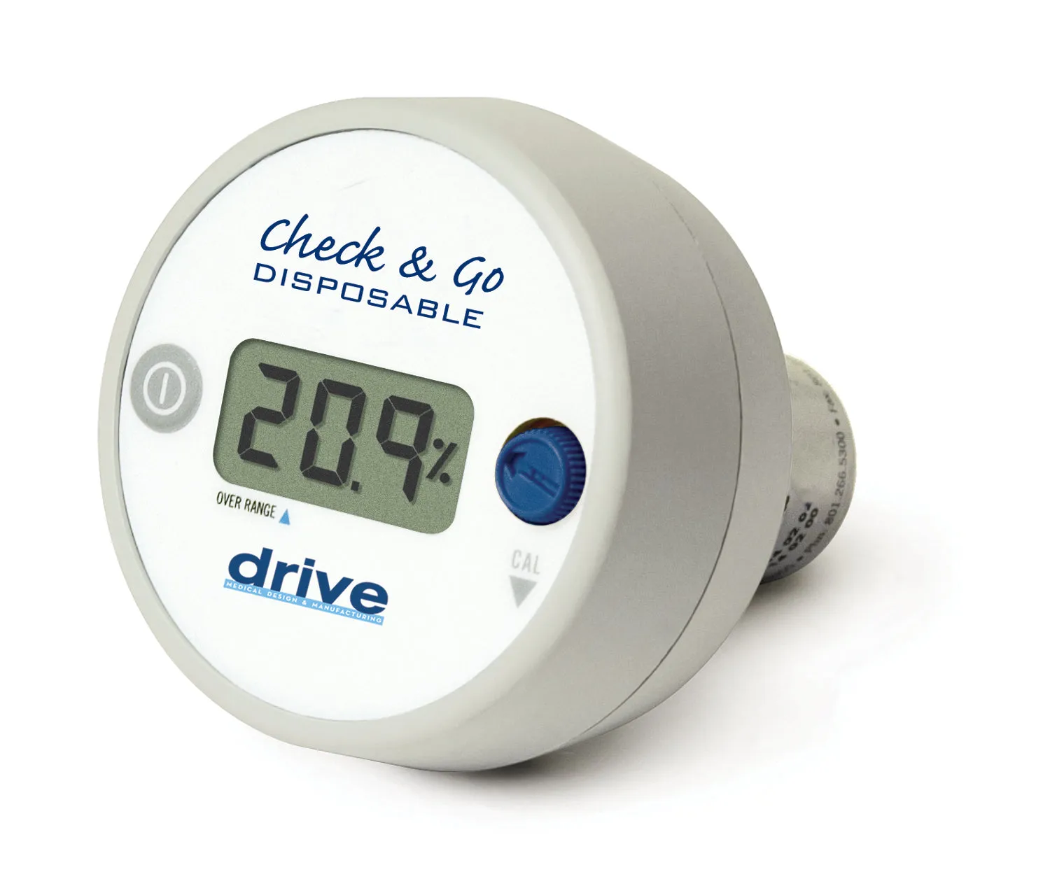 Drive Medical 18580 O2 Analyzer with 3 Digit LCD Display