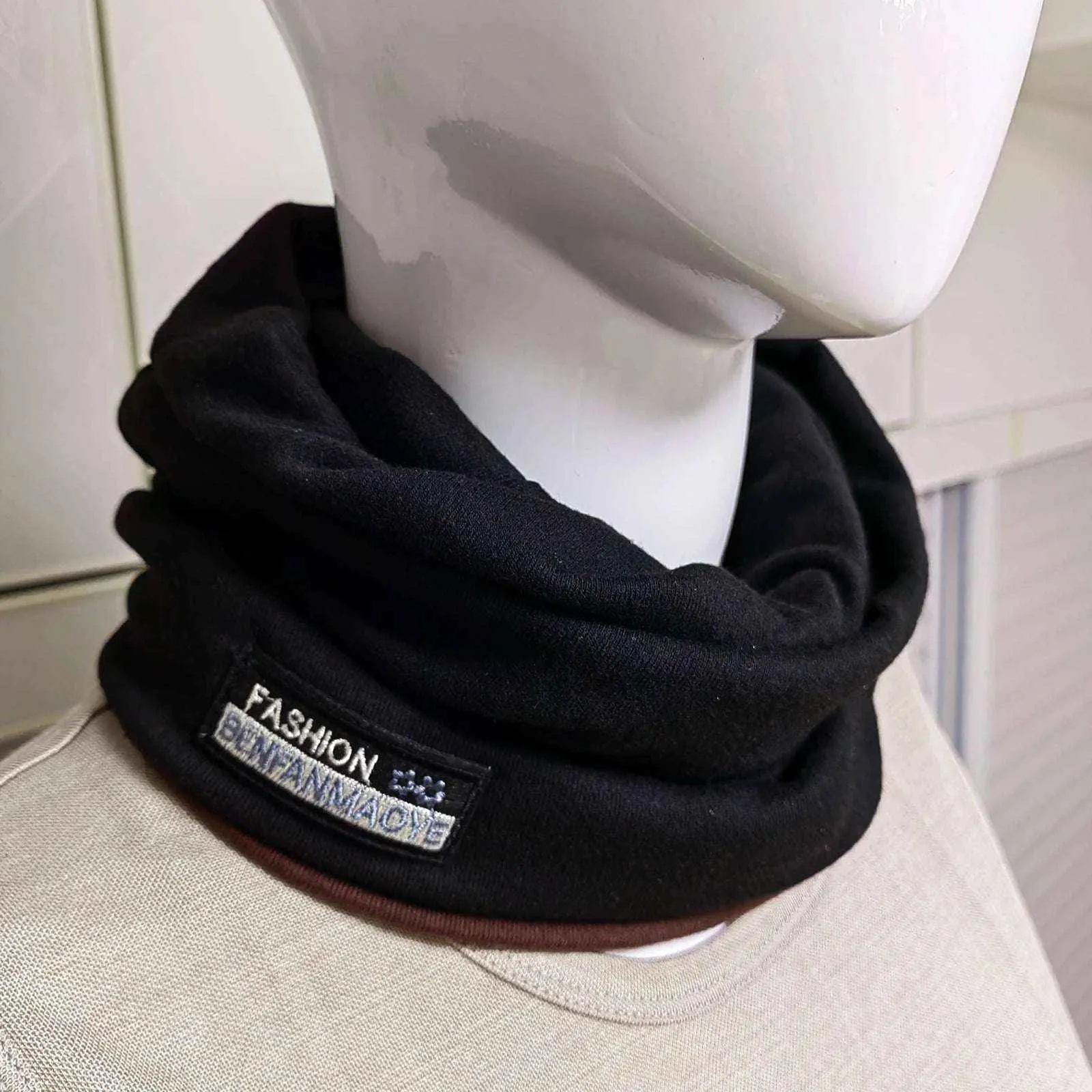 Dual-use Beanie Transformation Neck Gaiter EMF Reducing Anti-Radiation Protector Caps Fashion Warm Hat