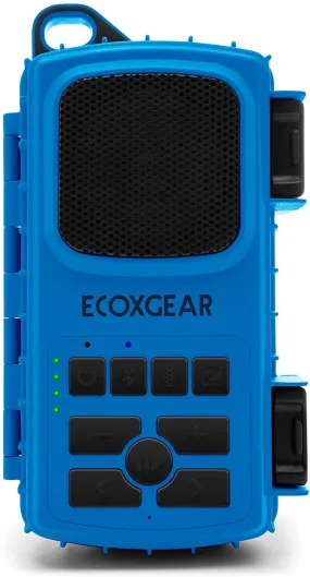 EcoXgear EcoExtreme 2 Floating Bluetooth Speaker with Waterproof Dry Storage for Smartphone, Blue