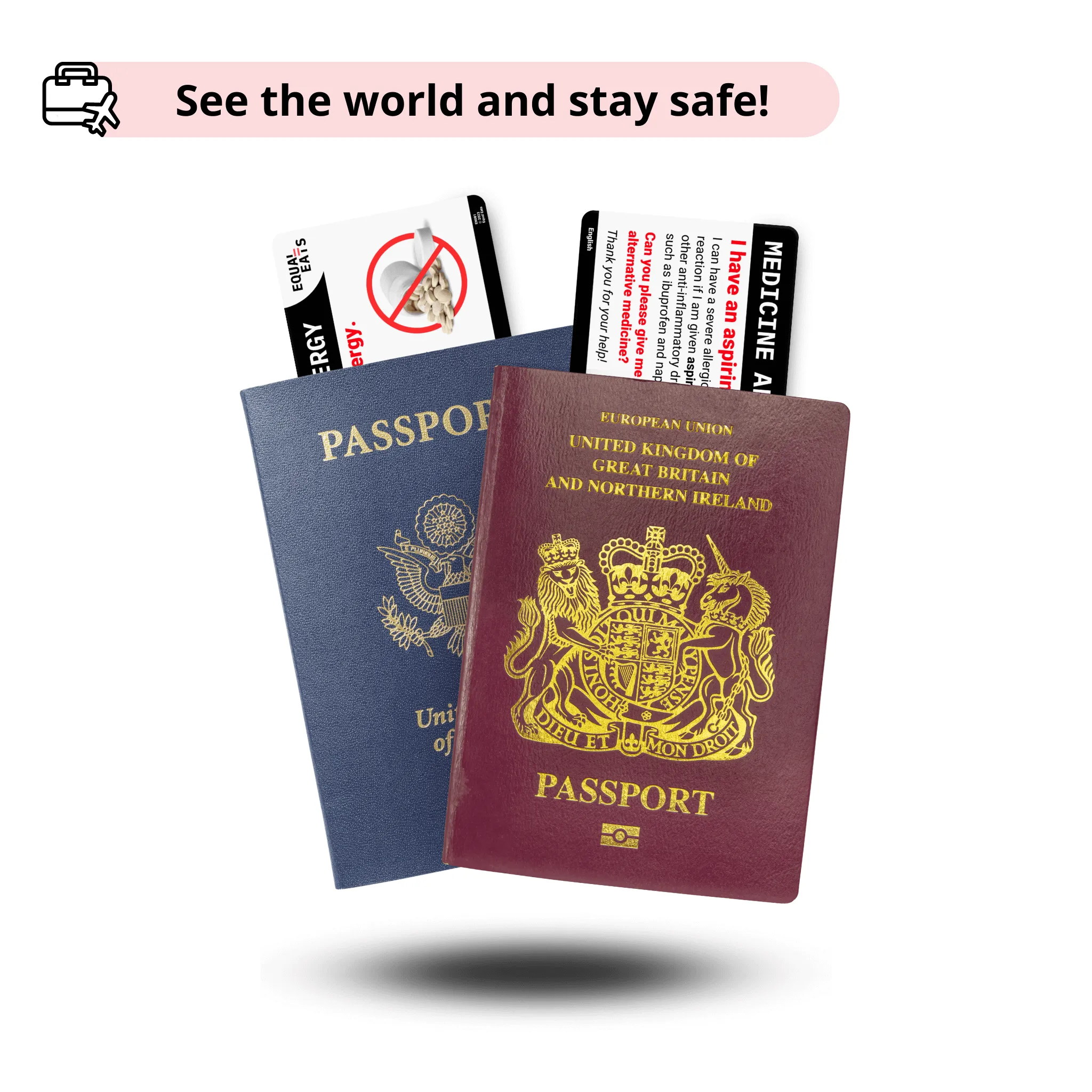 English Aspirin Allergy Card