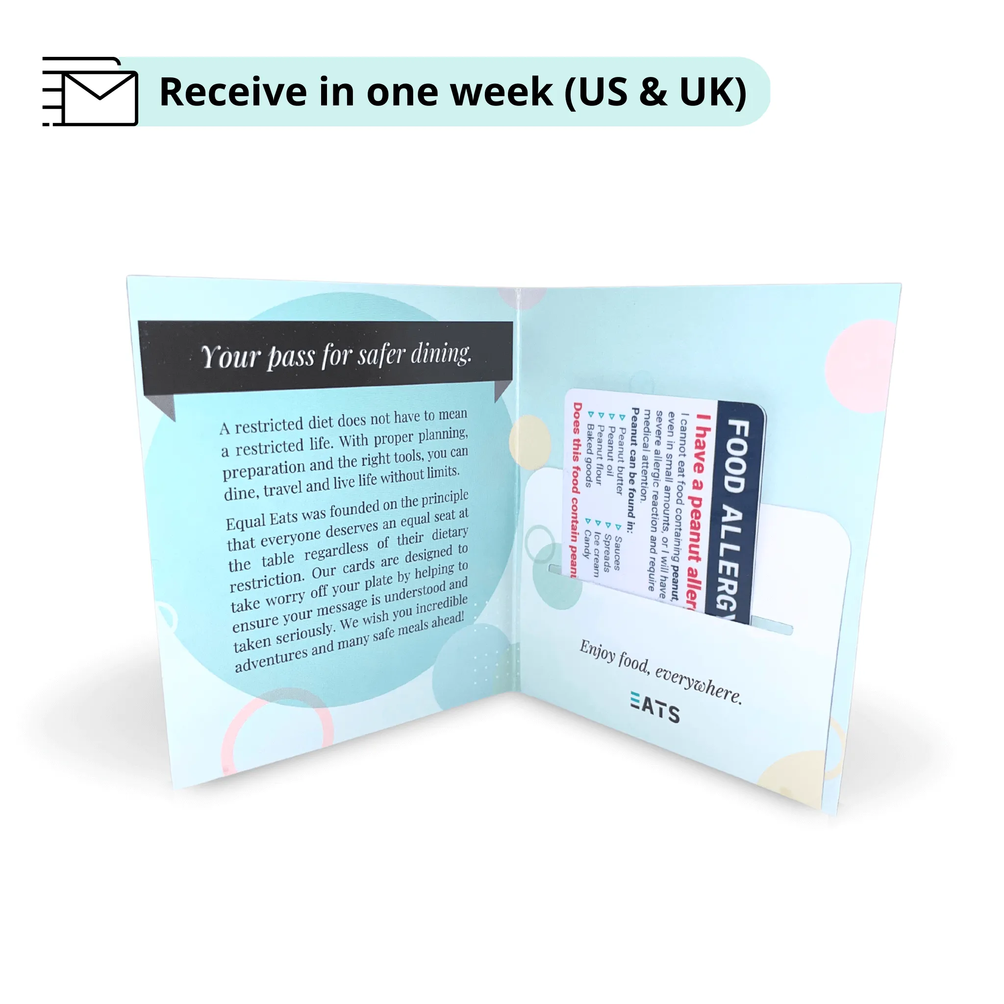 English Fructose Intolerance Card