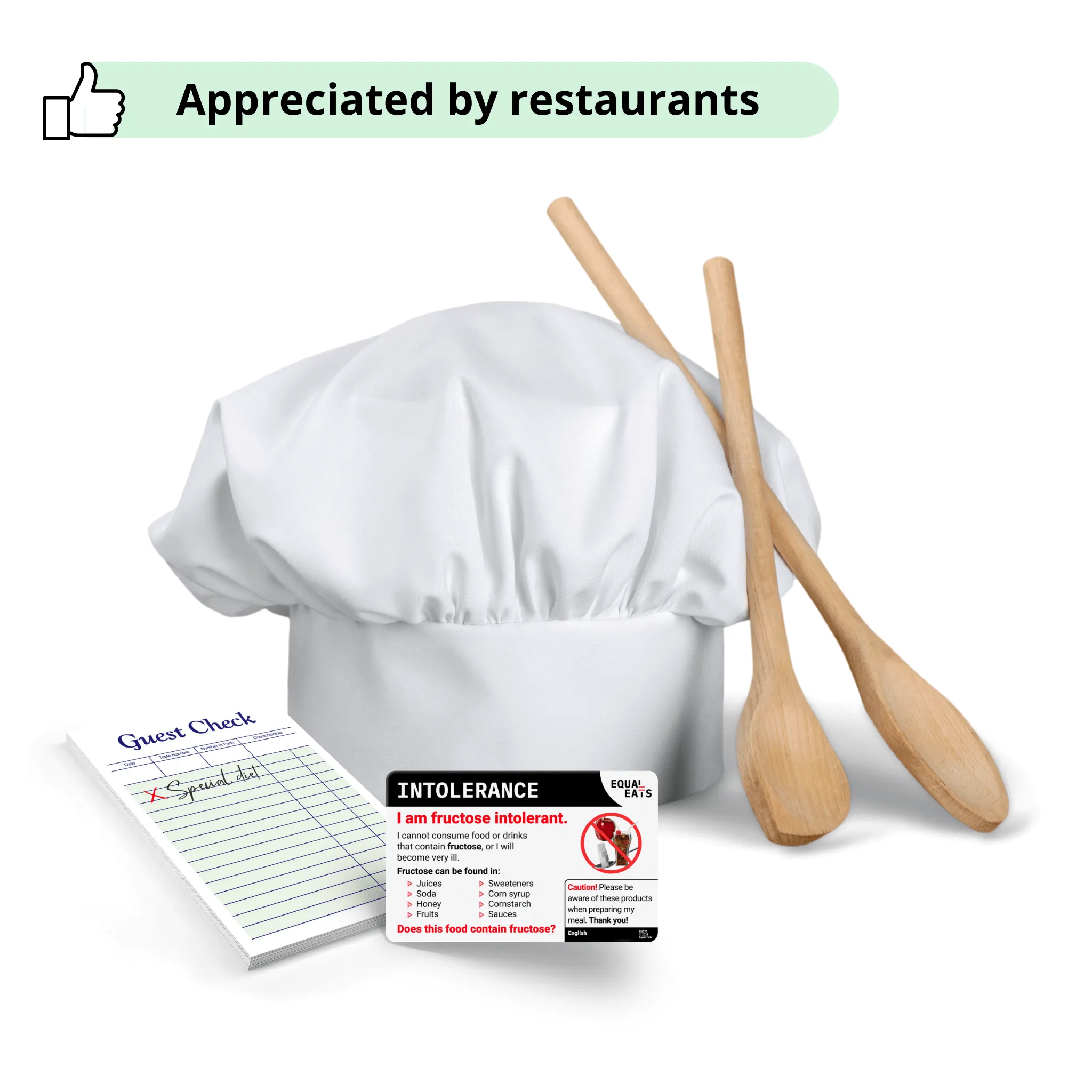 English Fructose Intolerance Card