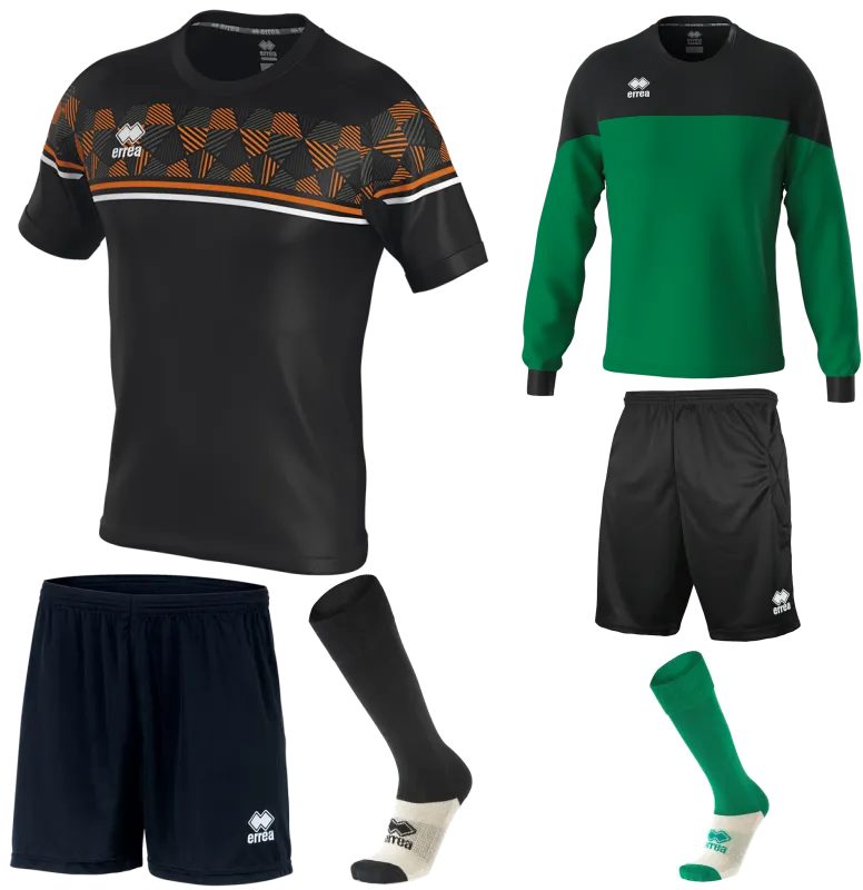 ERREA DIAMANTIS SS KIT BUNDLE BLACK ORANGE FLUO WHITE