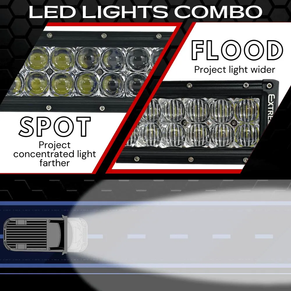 Extreme LED - 22" Extreme Series Dual Row 200W Combo Beam LED Light Bar