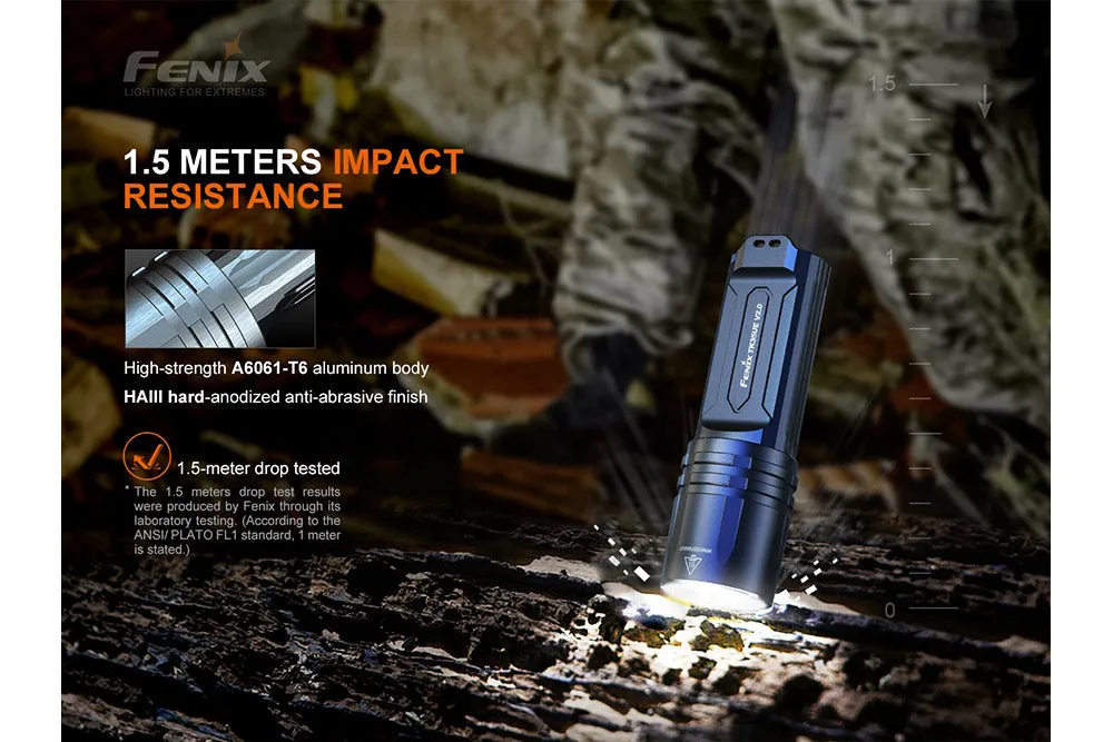 Fenix TK35UE V2   18650 Batteries and Charger Bundle