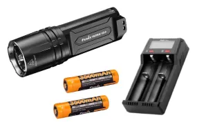 Fenix TK35UE V2   18650 Batteries and Charger Bundle