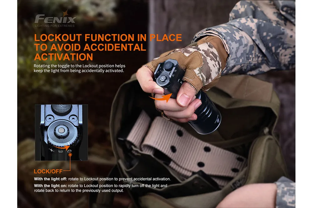 Fenix TK35UE V2   18650 Batteries and Charger Bundle