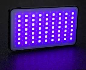 Fotodiox Pro Prizmo Pocket RGBW T LED Light - Multi Color, Dimmable, Professional Photo/Video LED Pocket Sized Light with Special Effects Settings