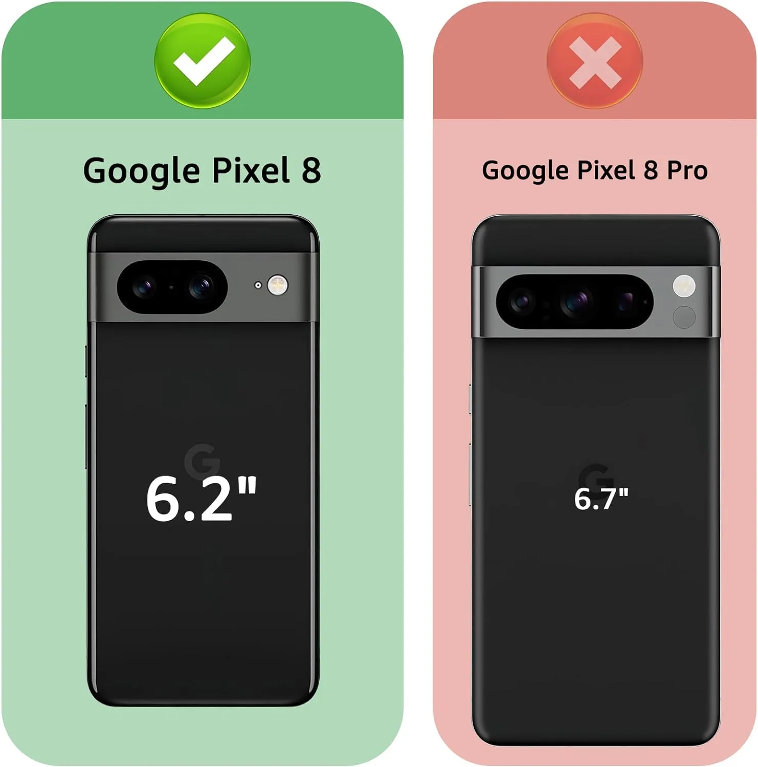 Google Pixel 8 Wallet case Holder Shockproof Cover  Zipper Credit Card