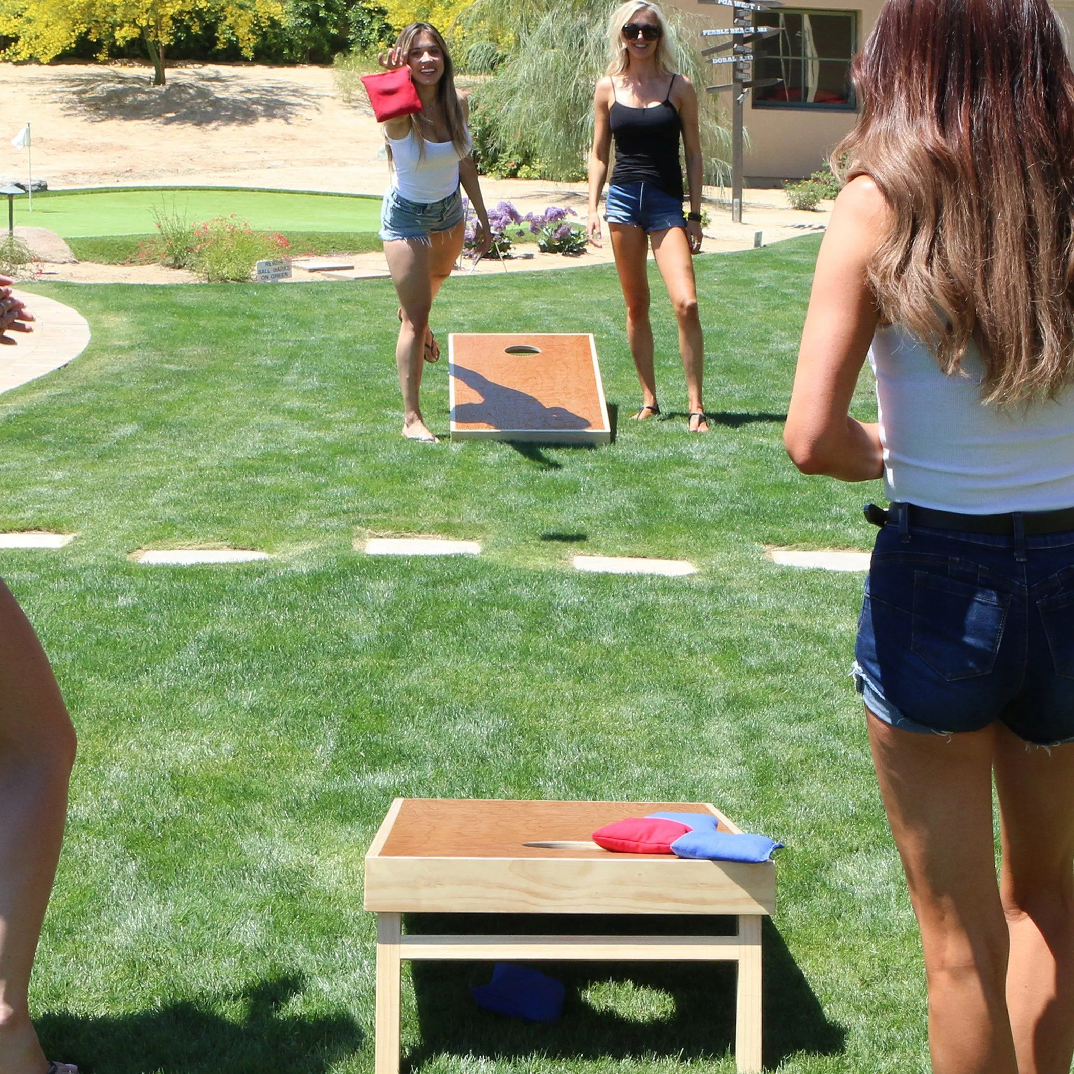GoSports 4 ft x 2 ft Commercial Grade Cornhole Boards Set