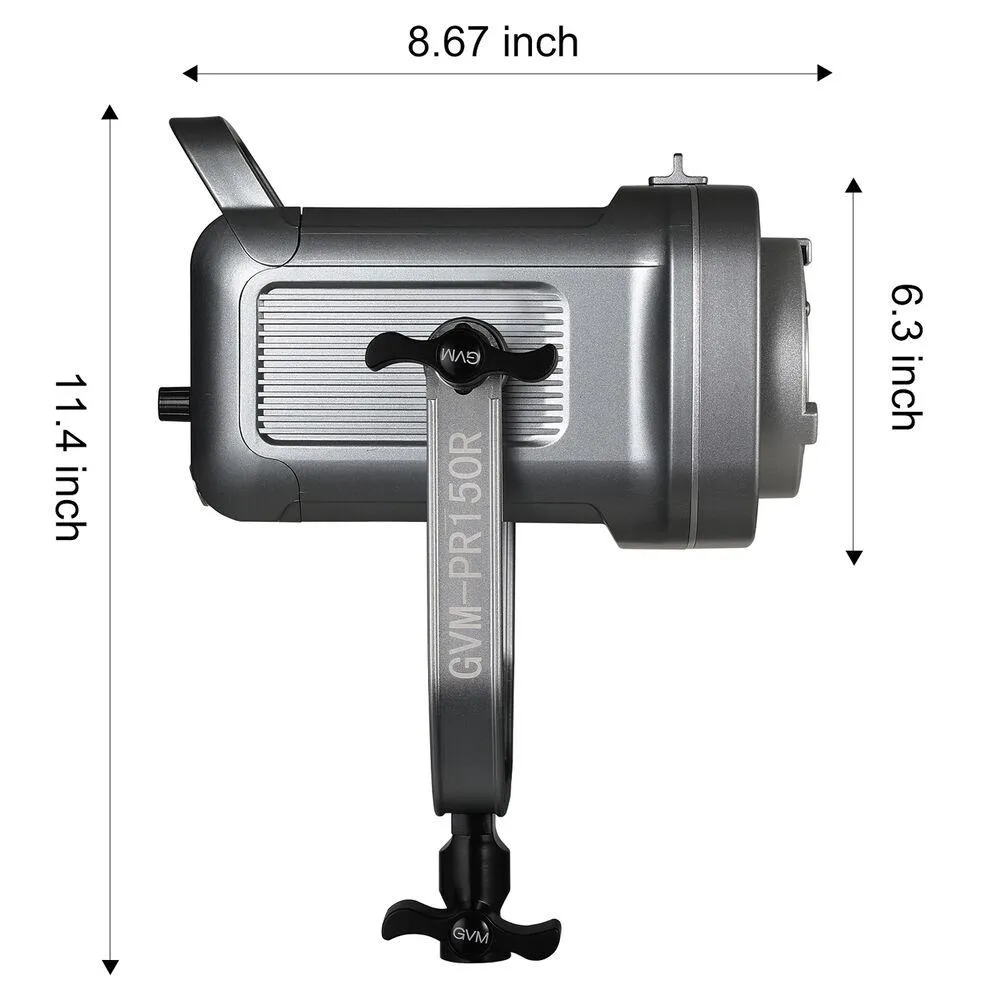 GVM PR150R RGB/Bi-Color LED Video Light Kit with Lantern Softbox