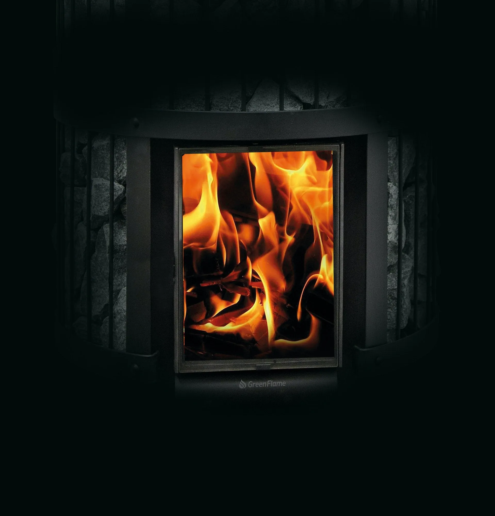 Harvia Legend 240 GreenFlame 15.9kW Wood Burning Sauna Stove | WK200LD