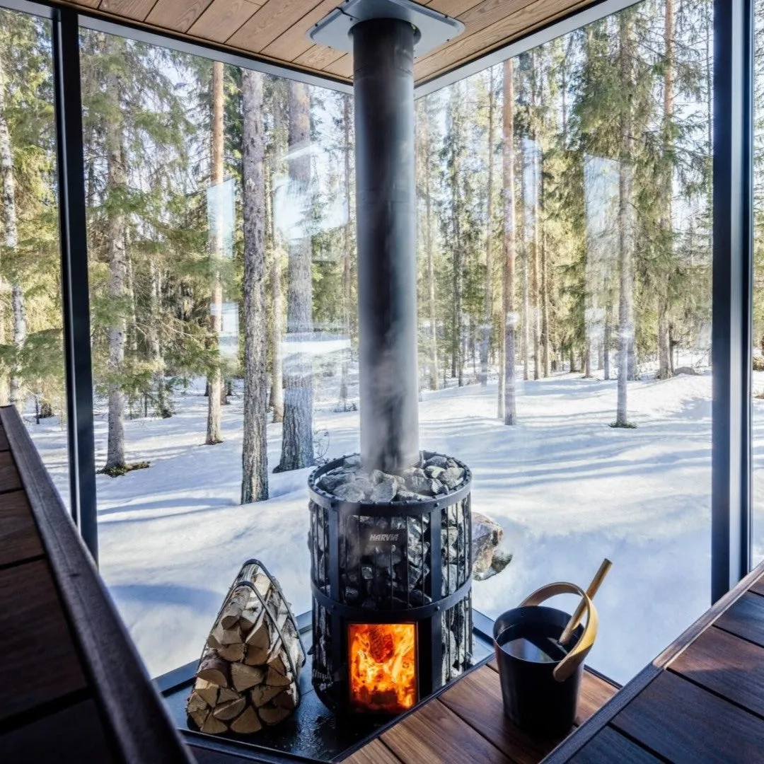 Harvia Legend 240 GreenFlame 15.9kW Wood Burning Sauna Stove | WK200LD