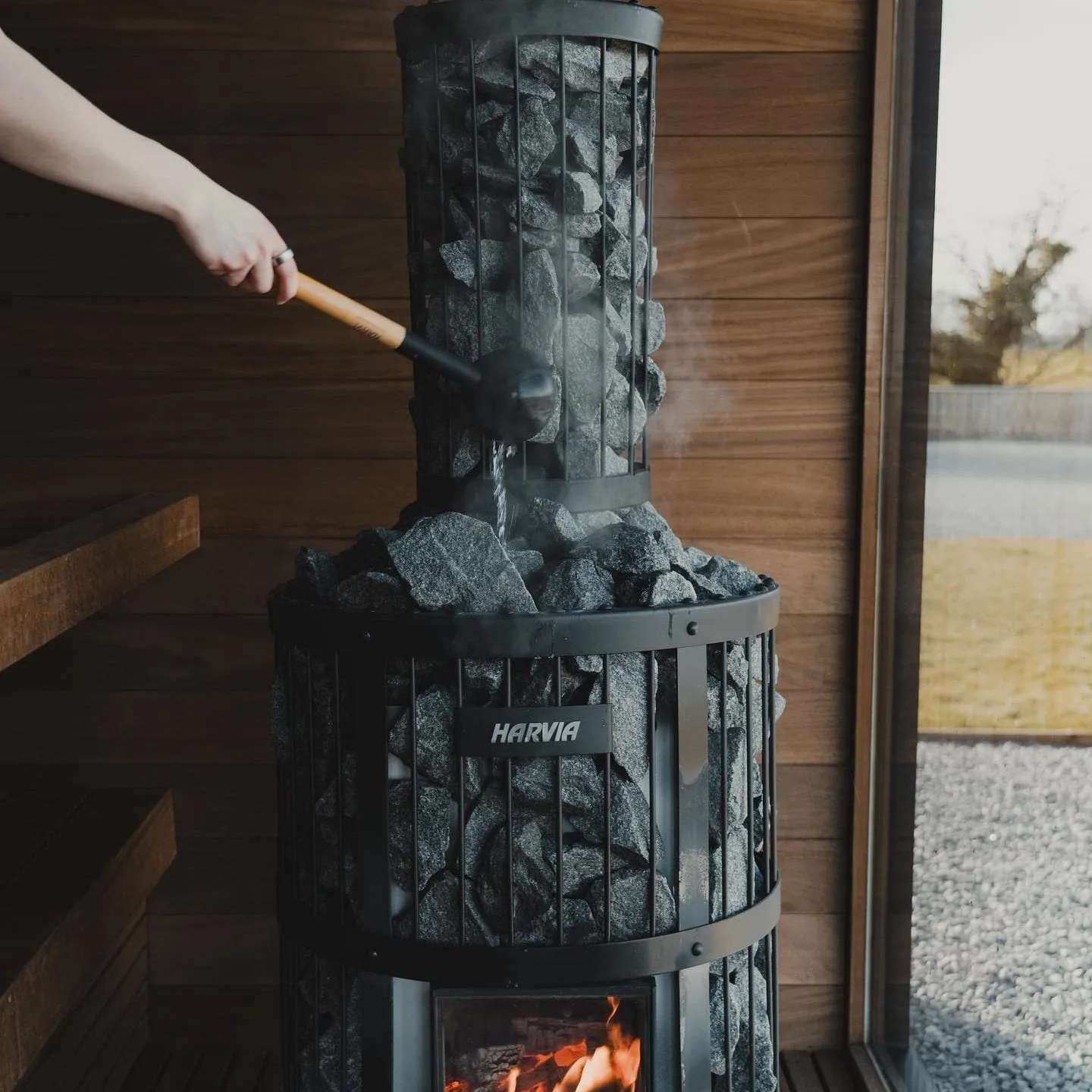 Harvia Legend 240 GreenFlame 15.9kW Wood Burning Sauna Stove | WK200LD