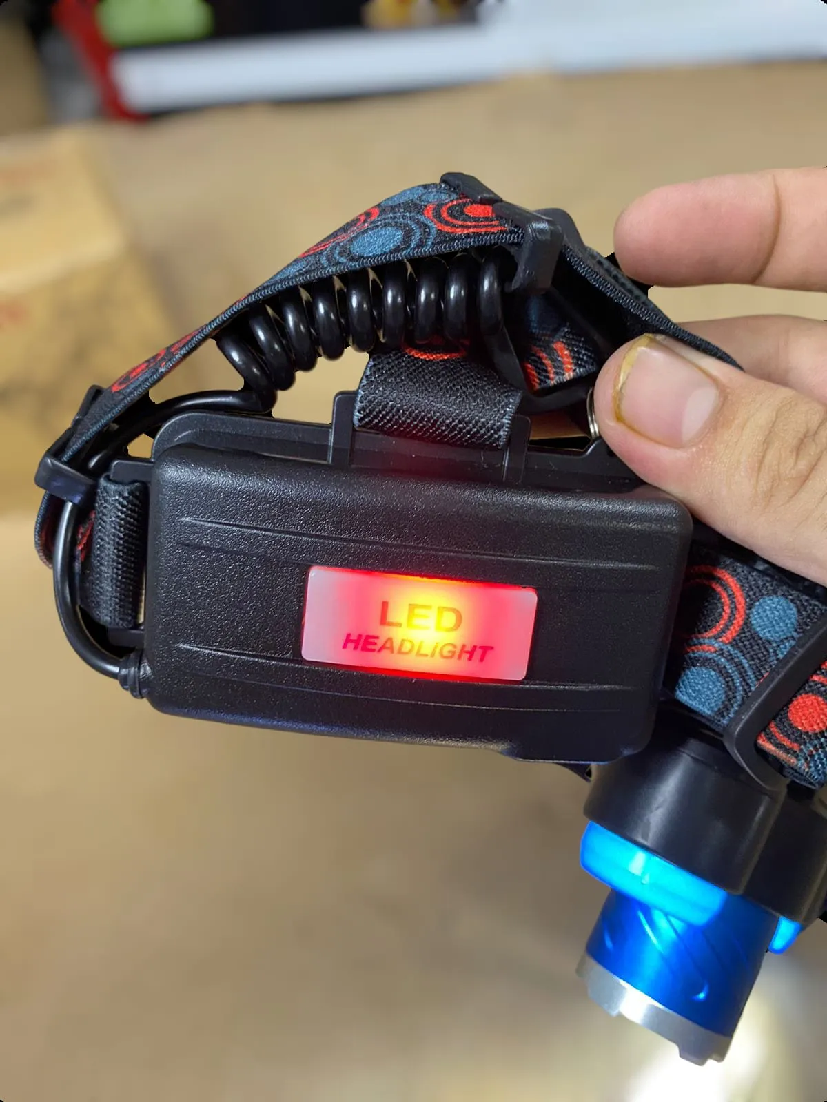 HEADLIGHT With 2 Rechargeable Batteries