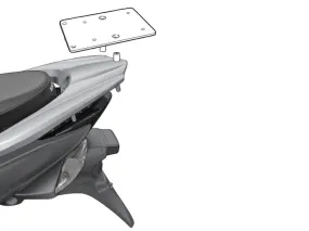 Honda Vision 110 (11-24) SHAD Top Box Fitting Kit