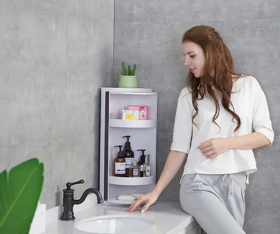【HOT】Nailless multi-function rotating rack