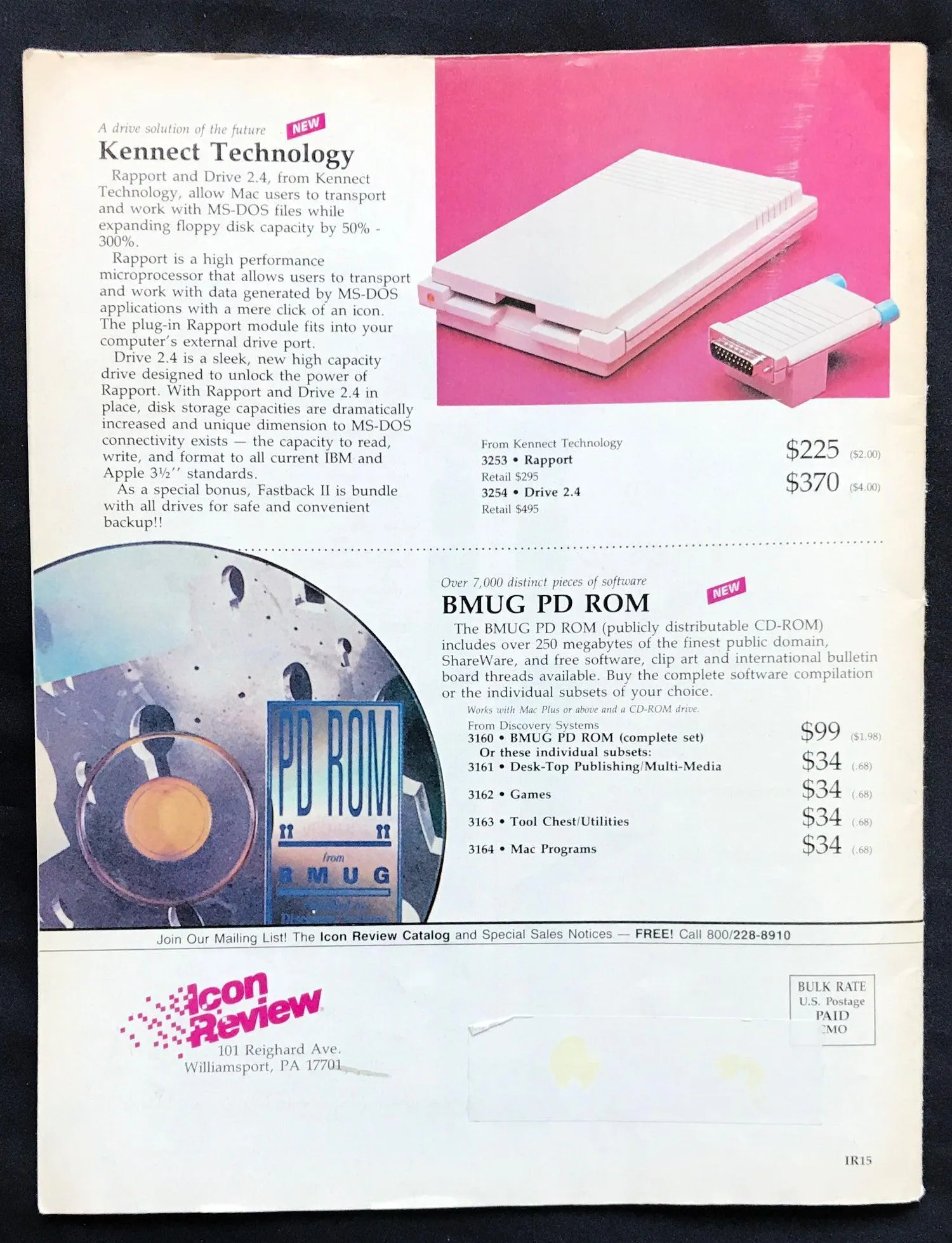 Icon Review Catalog- Best Buys for Mac (1989)