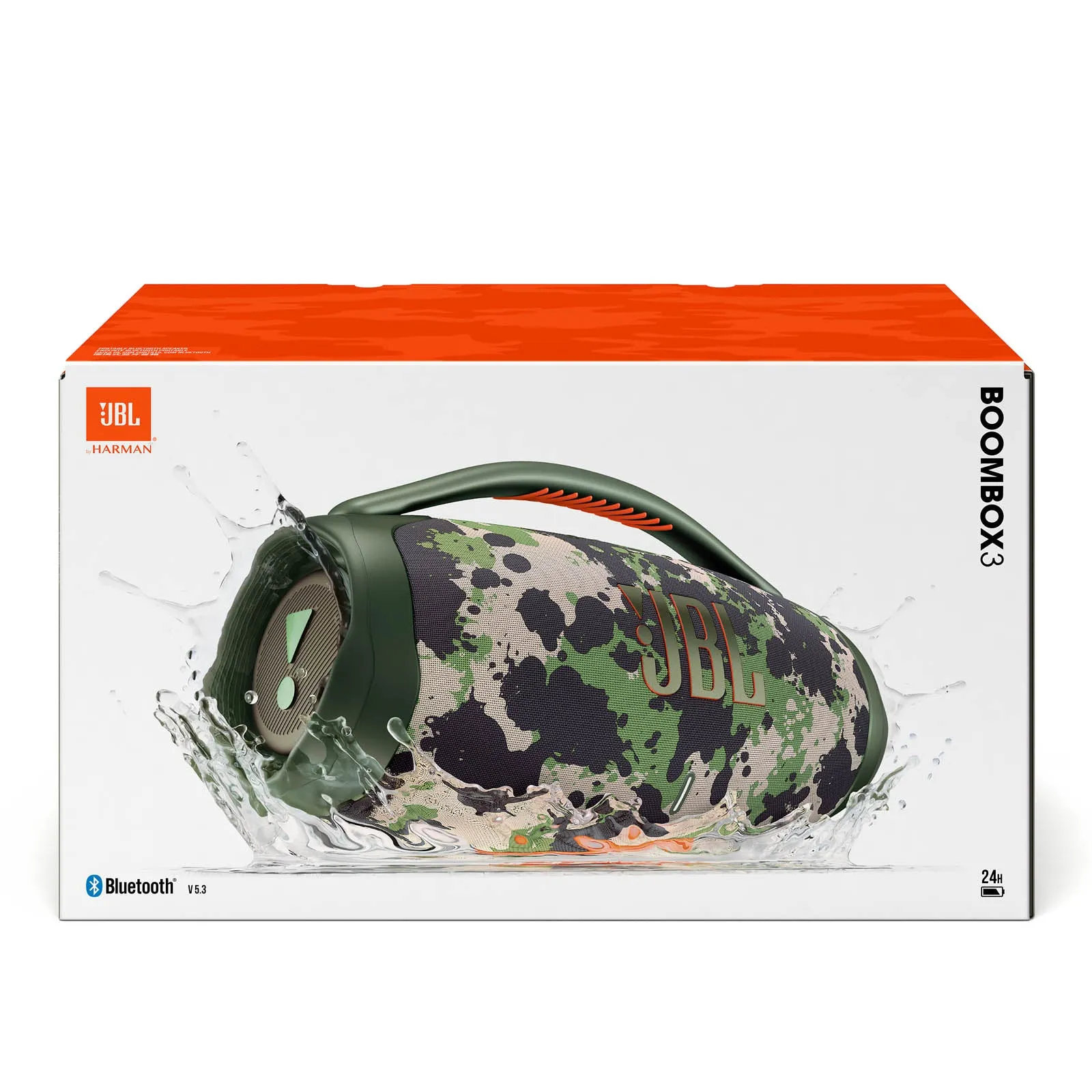JBL Boombox 3 Portable Waterproof Bluetooth Speaker - Camoflage*