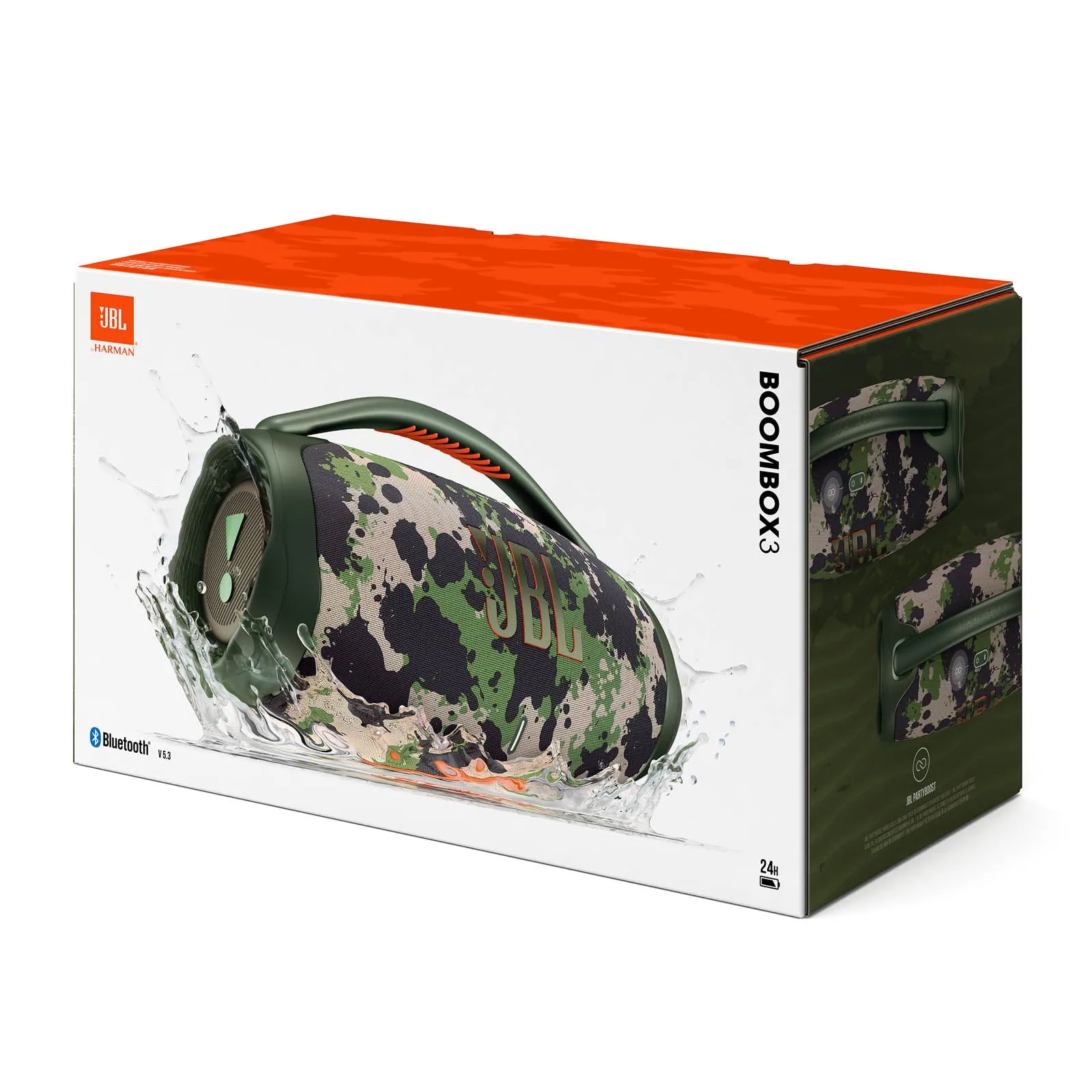 JBL Boombox 3 Portable Waterproof Bluetooth Speaker - Camoflage*