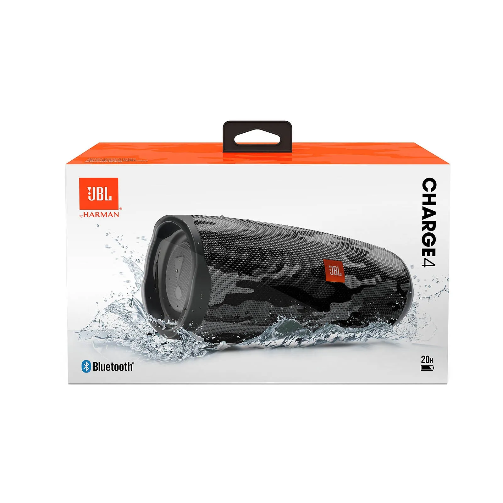 JBL Charge 4 Portable Bluetooth Speaker - Black Camo