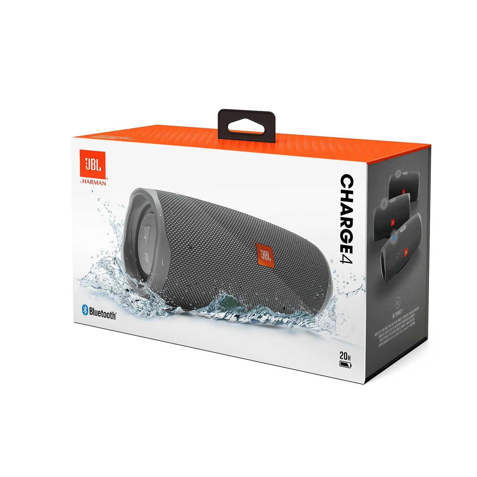 JBL Charge 4 Portable Bluetooth Speaker - Gray
