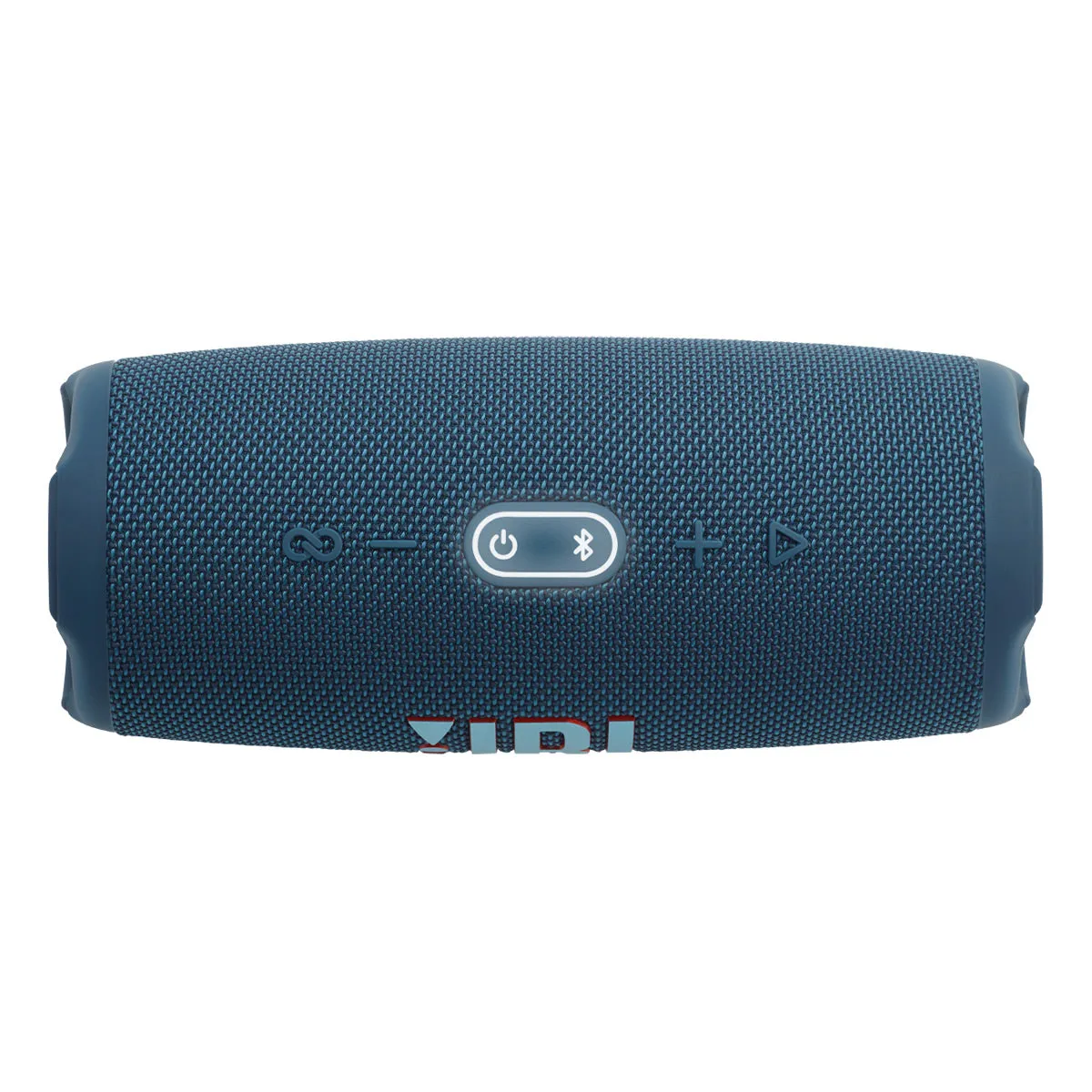 JBL Charge 5 Portable Waterproof Bluetooth Speaker with Powerbank - Pair (Blue/Gray)