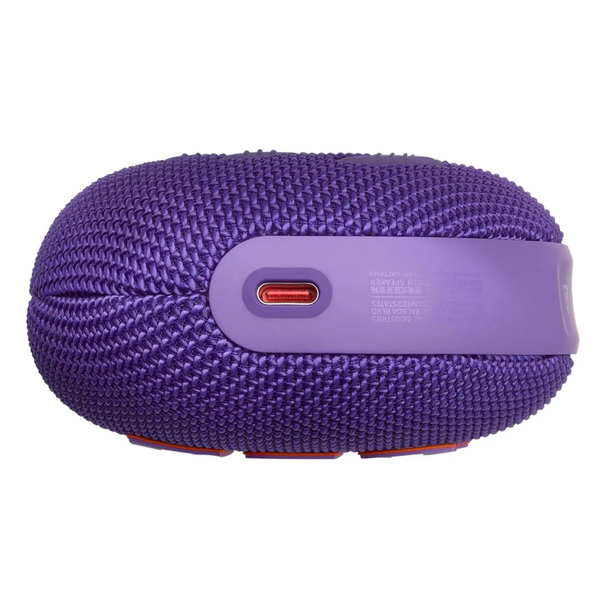 JBL Clip 5 Ultra Portable Bluetooth Speaker with gSport Carbon Fiber Case (Purple)