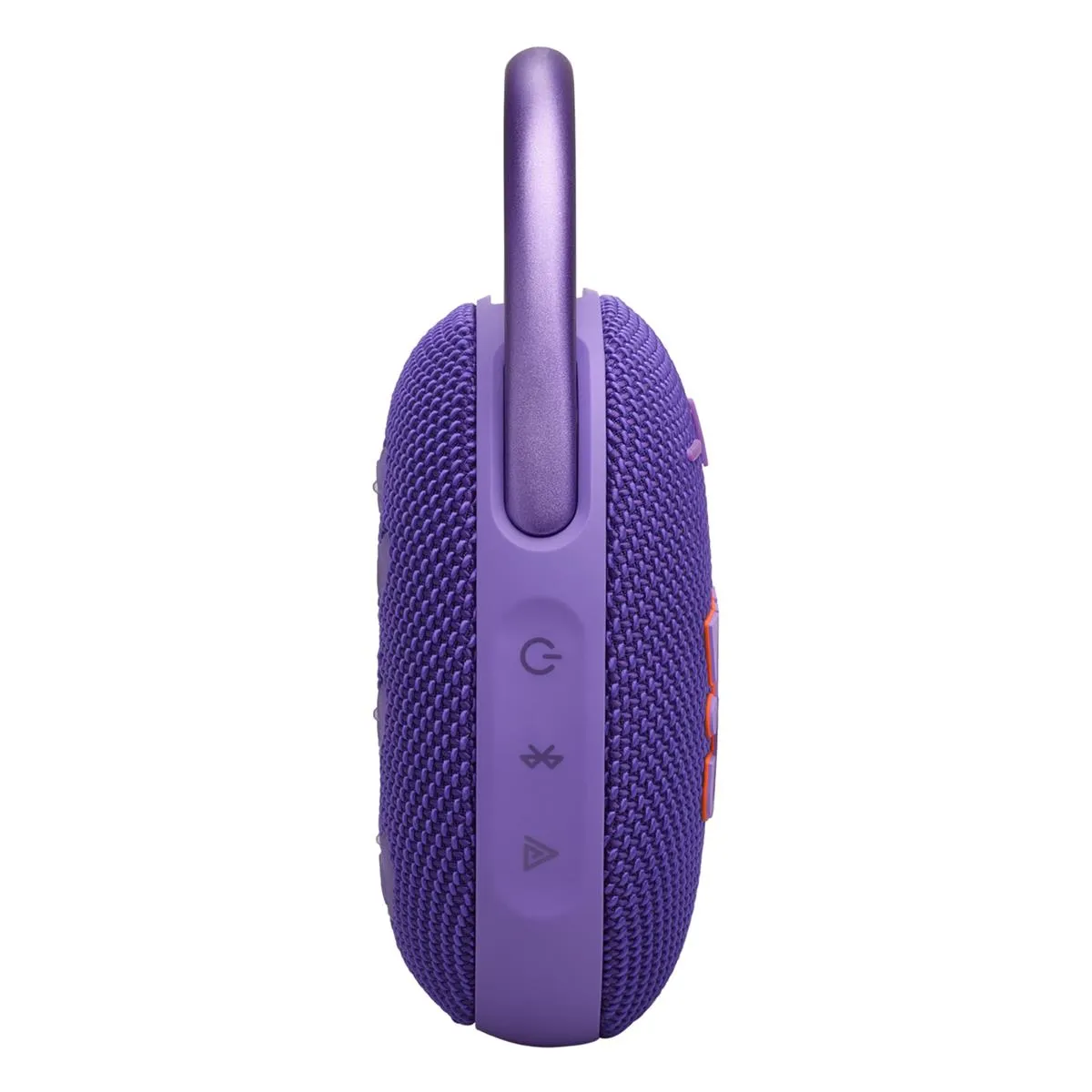 JBL Clip 5 Ultra Portable Bluetooth Speaker with gSport Carbon Fiber Case (Purple)