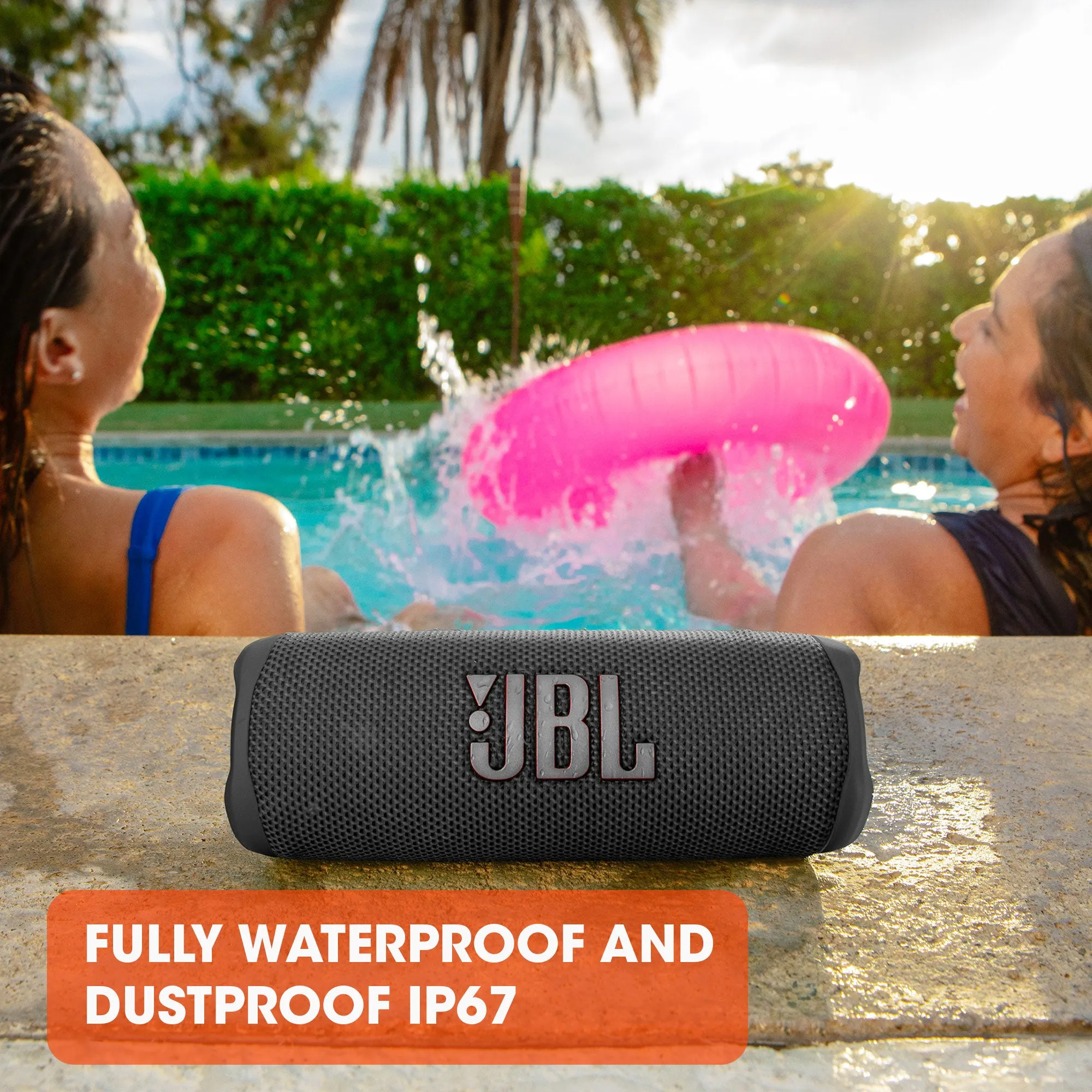 JBL Flip 6 Portable Waterproof Bluetooth Speaker - Red