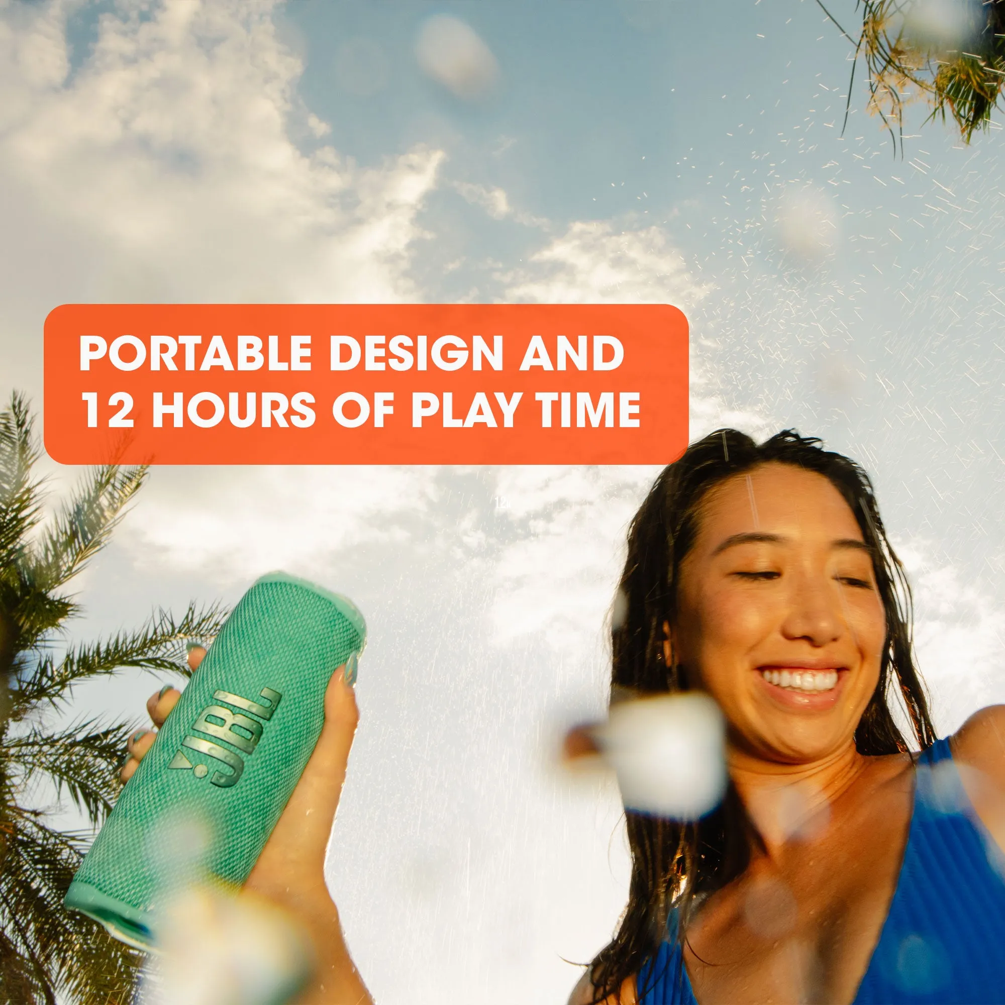 JBL Flip 6 Portable Waterproof Bluetooth Speaker - Red